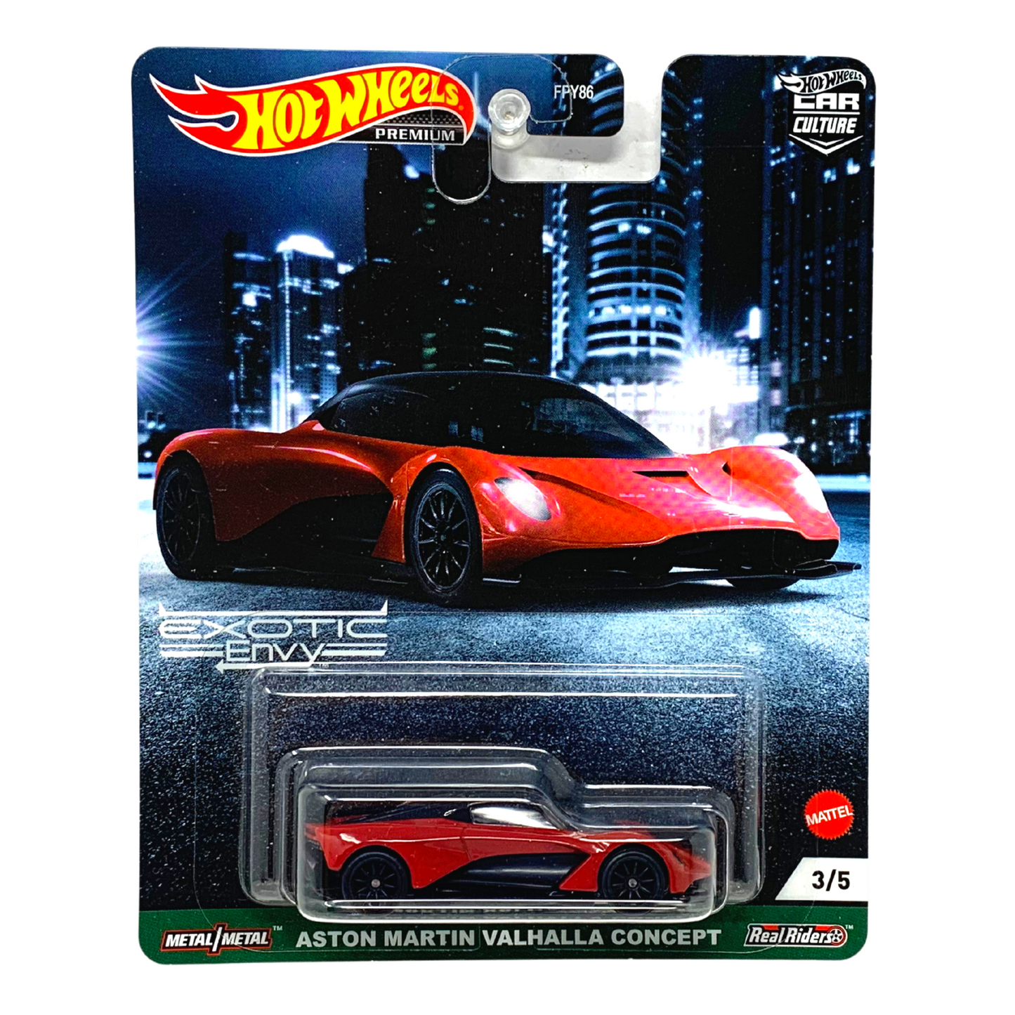 Hot Wheels Premium Exotic Envy Aston Martin Valhalla Concept 1:64 Diecast