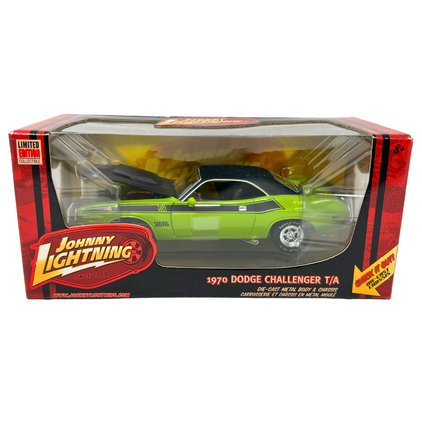 Johnny Lightning 1970 Dodge Challenger T/A 1:24 Diecast