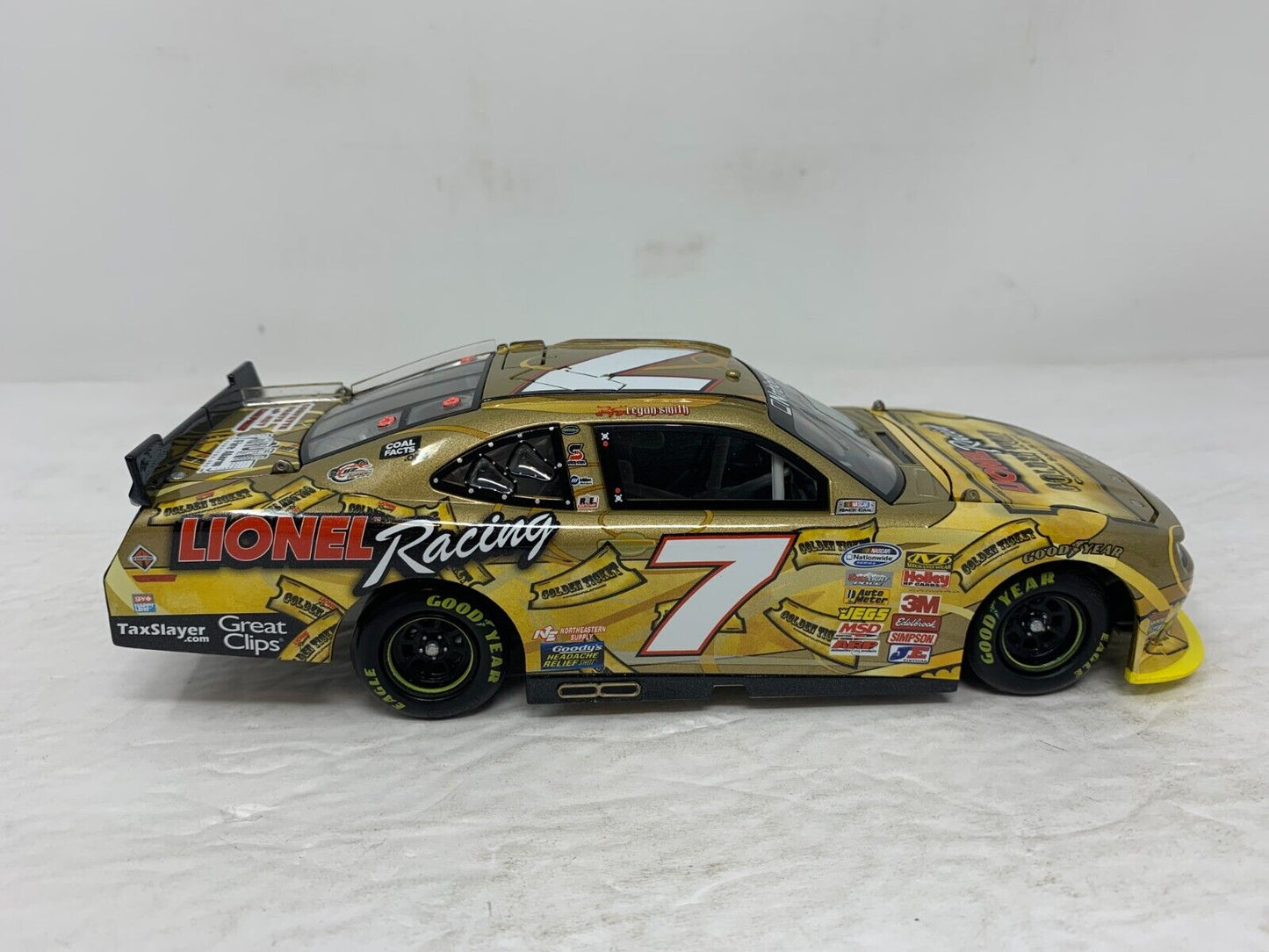 Lionel Racing Nascar #7 Regan Smith Golden Ticket Autographed Camaro 124 Diecast