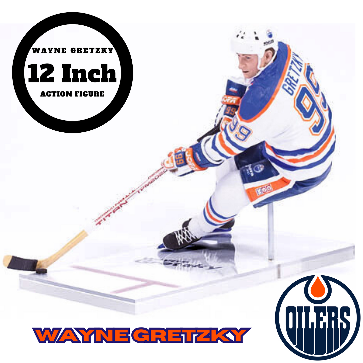 Mcfarlane NHL Legends Wayne Gretzky Edmonton Oilers 12" Inch Figure