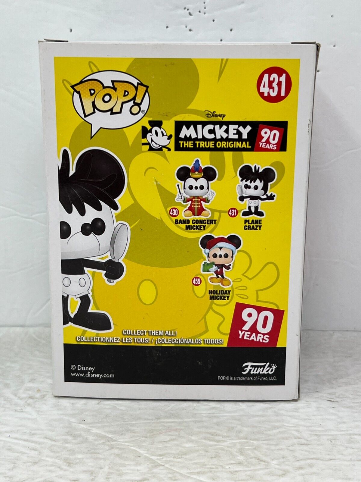 Funko Pop! Disney Mickey 90 Years #431 Plane Crazy Vinyl Figure Vaulted