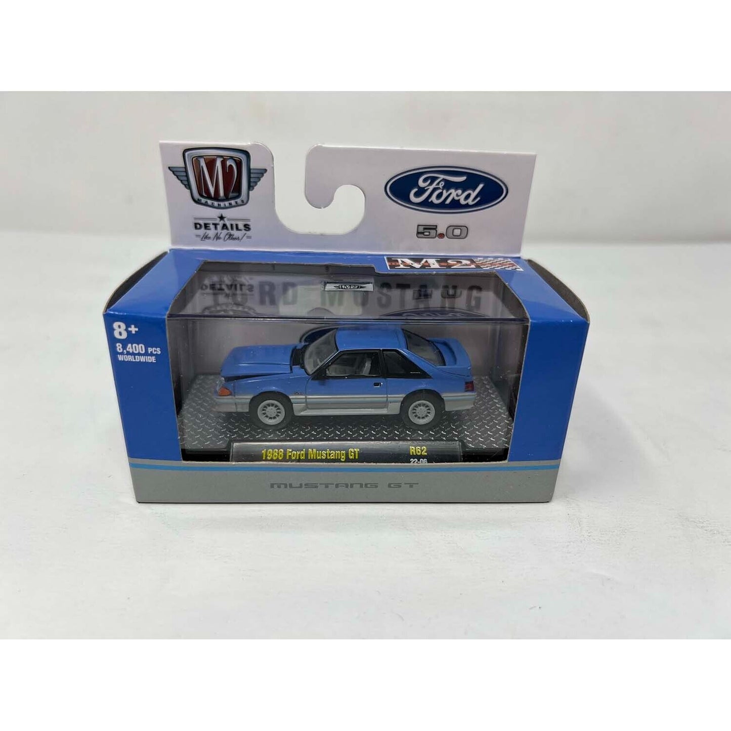 M2 Machines Mustang GT 1988 Ford Mustang GT R62 1:64 Diecast