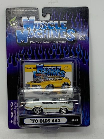 Muscle Machines '70 Olds 442 1:64 Diecast