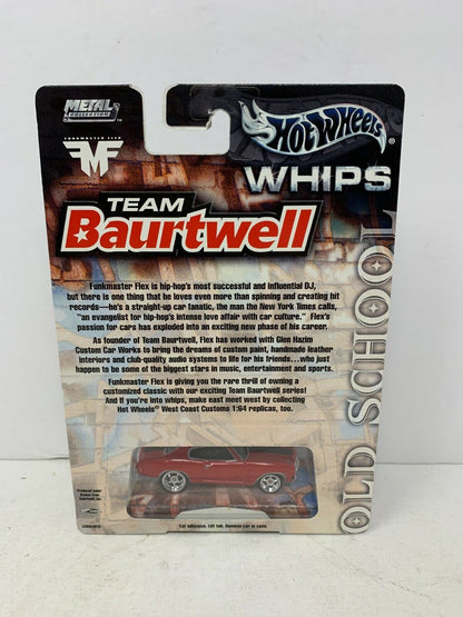 Hot Wheels Whips Team Baurtwell Old School '70 Chevelle 1:64 Diecast