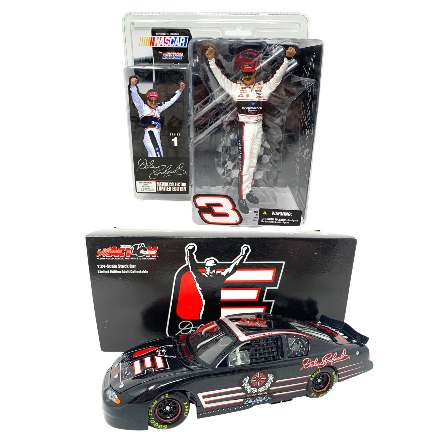 Action Nascar #3 Dale Earnhardt Sr. Legacy 1:24 Diecast & McFarlane Figure