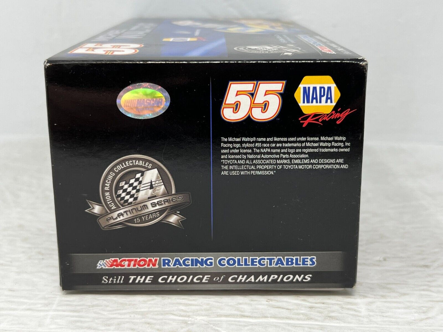 Action Nascar #55 Michael Waltrip NAPA 2008 Camry 1:24 Diecast AUTOGRAPHED