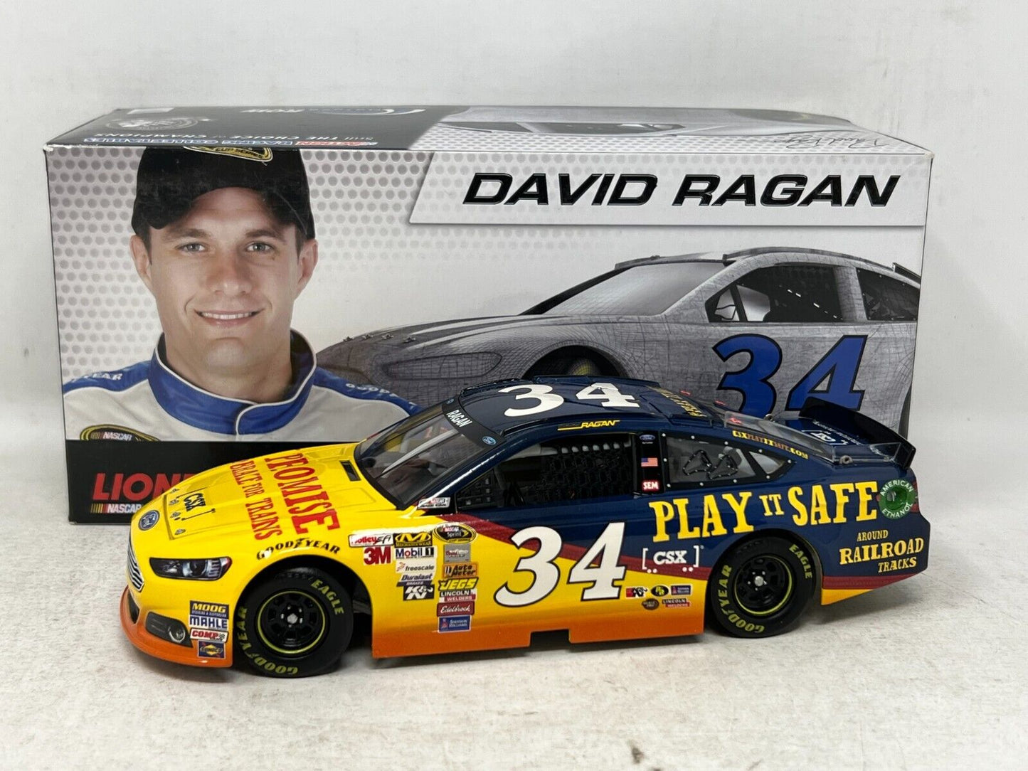 Lionel Racing Nascar #34 David Ragan CSX 2013 Ford Fusion 1:24 Diecast