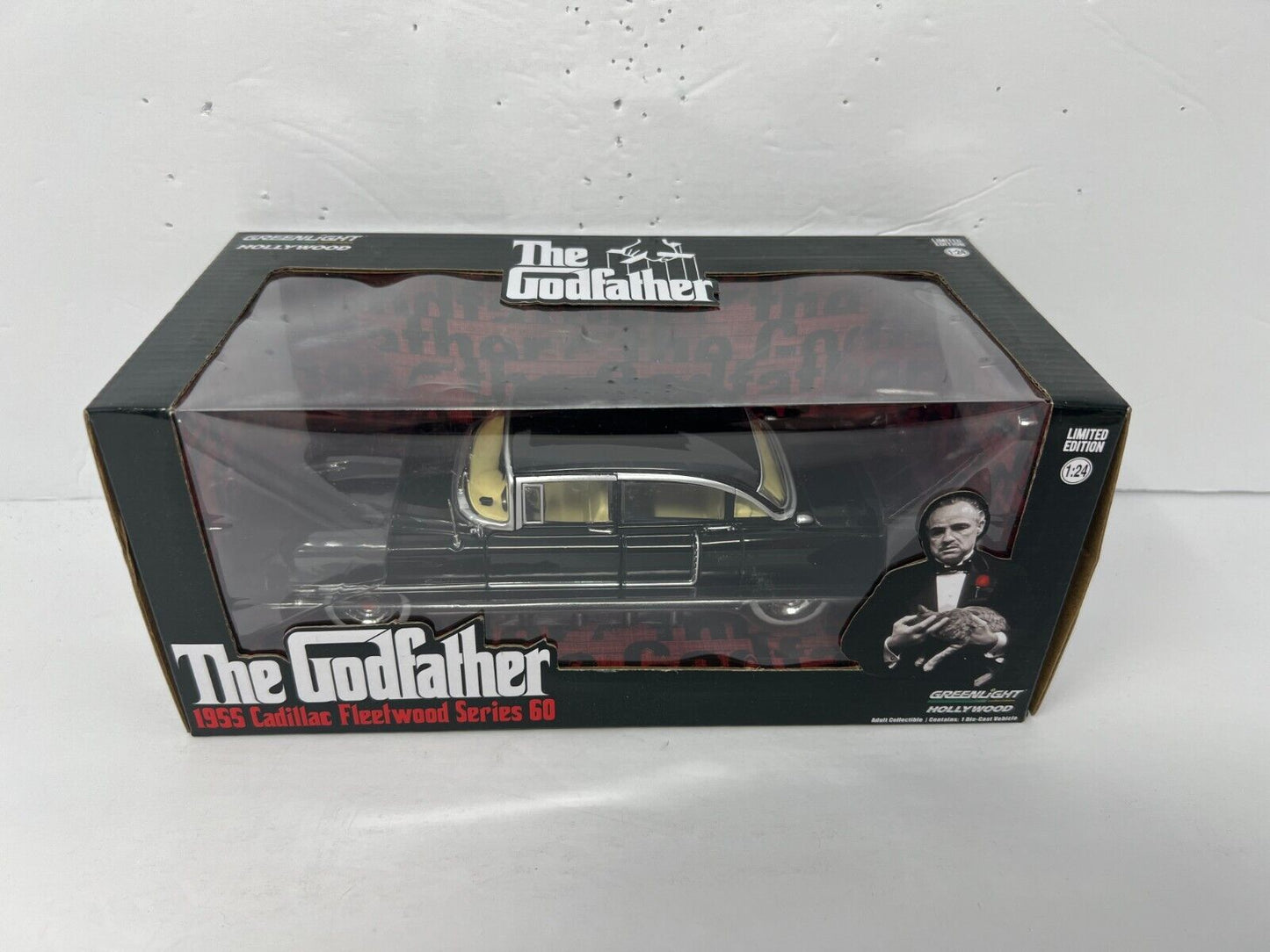 Greenlight Hollywood The Godfather 1955 Cadillac Fleetwood 1:24 Diecast