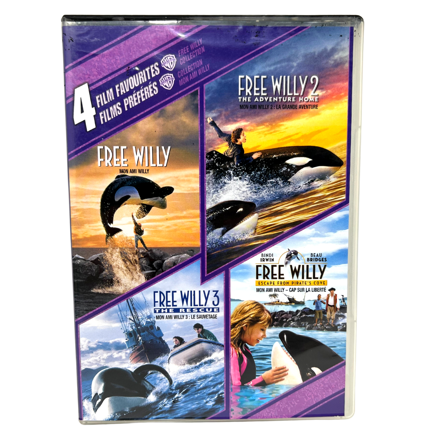 Free Willy Collection 4 Film Favourites (DVD, 2010) Jason James Richter Family