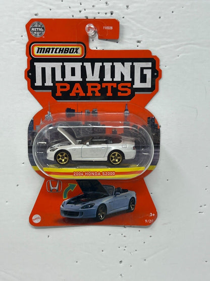 Matchbox Moving Parts 2004 Honda S2000 1:64 Diecast