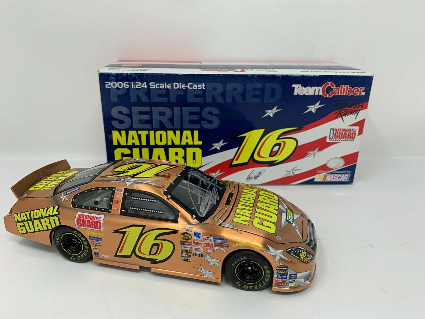 Team Caliber Preferred Nascar #16 Greg Biffle National Guard Copper 1:24 Diecast