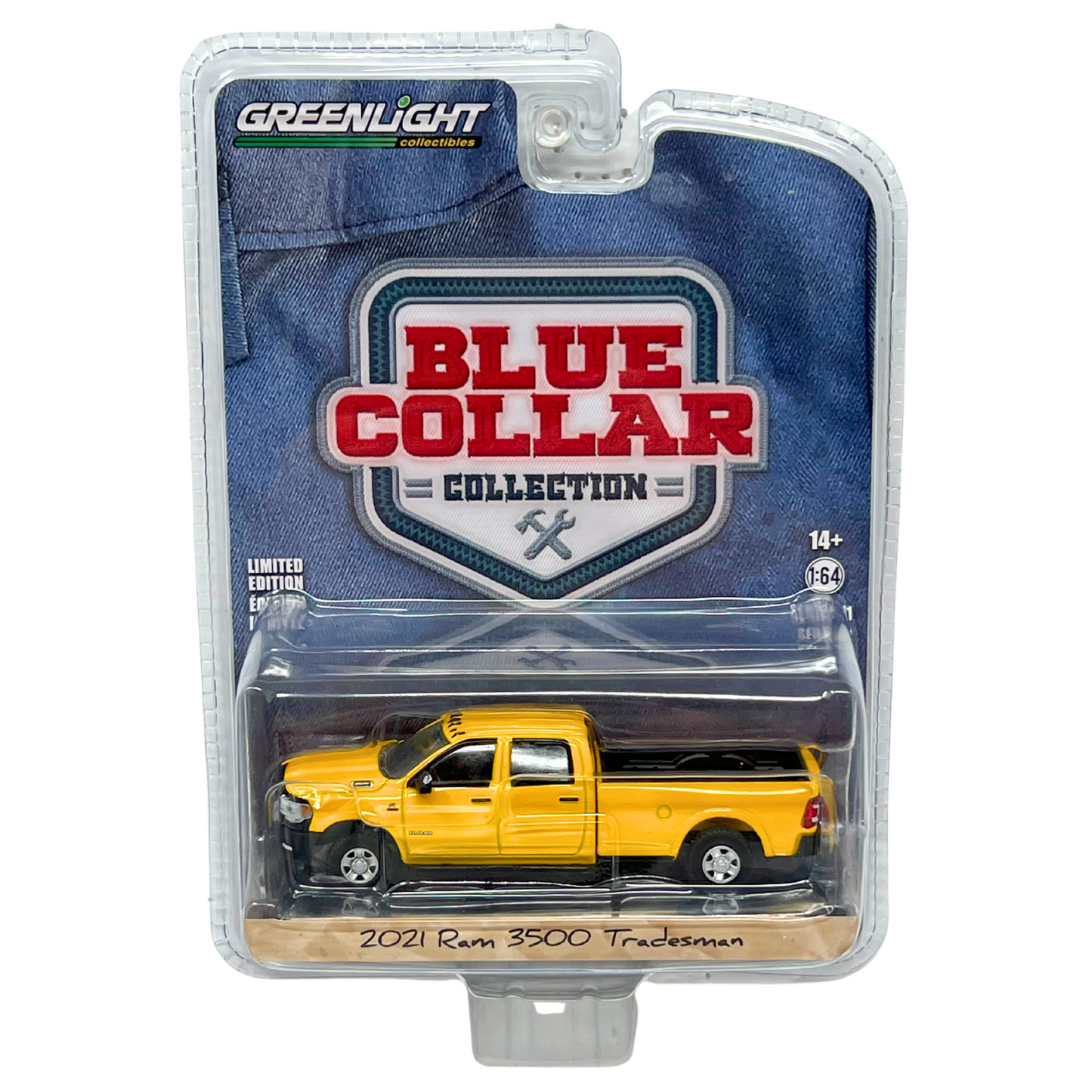 Greenlight Blue Collar Collection 2021 Dodge Ram 3500 Tradesman 1:64 Diecast