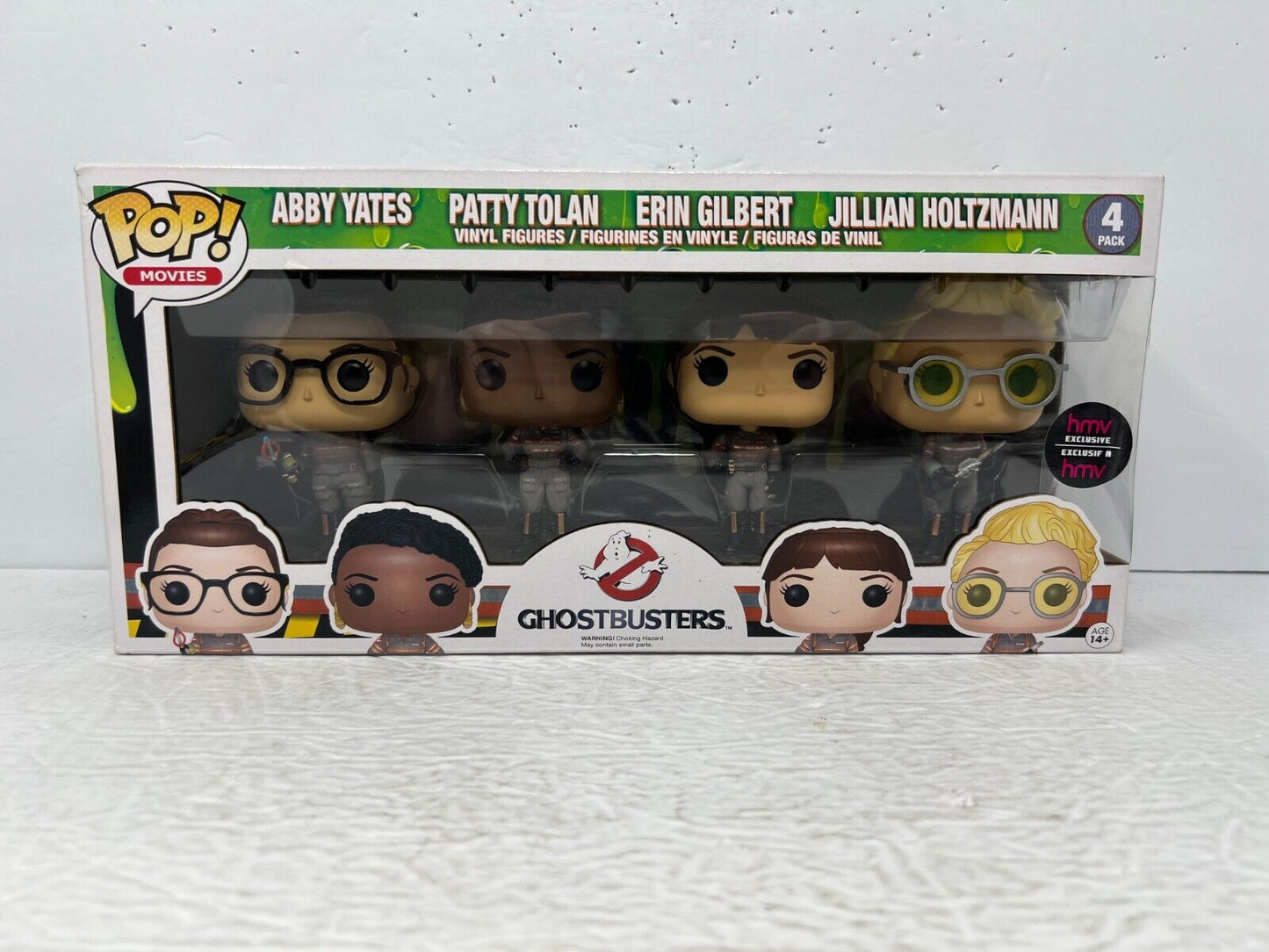 Funko Pop! Movies Ghostbusters HMV Exclusive 4-Pack Vinyl Figures Vaulted