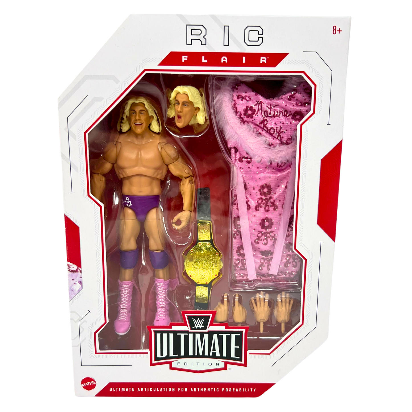 WWE Ric Flair Ultimate Edition Series 9 Mattel Action Figure with Belt Mattel Toys