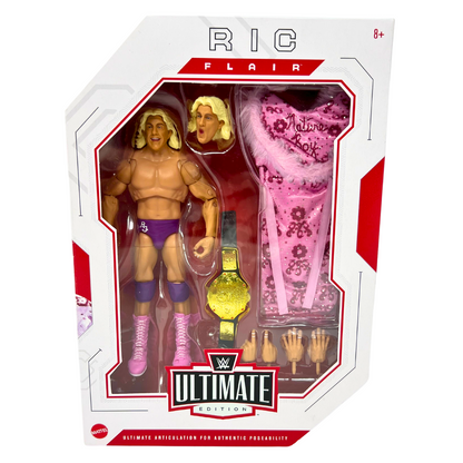 WWE Ric Flair Ultimate Edition Series 9 Mattel Action Figure with Belt Mattel Toys