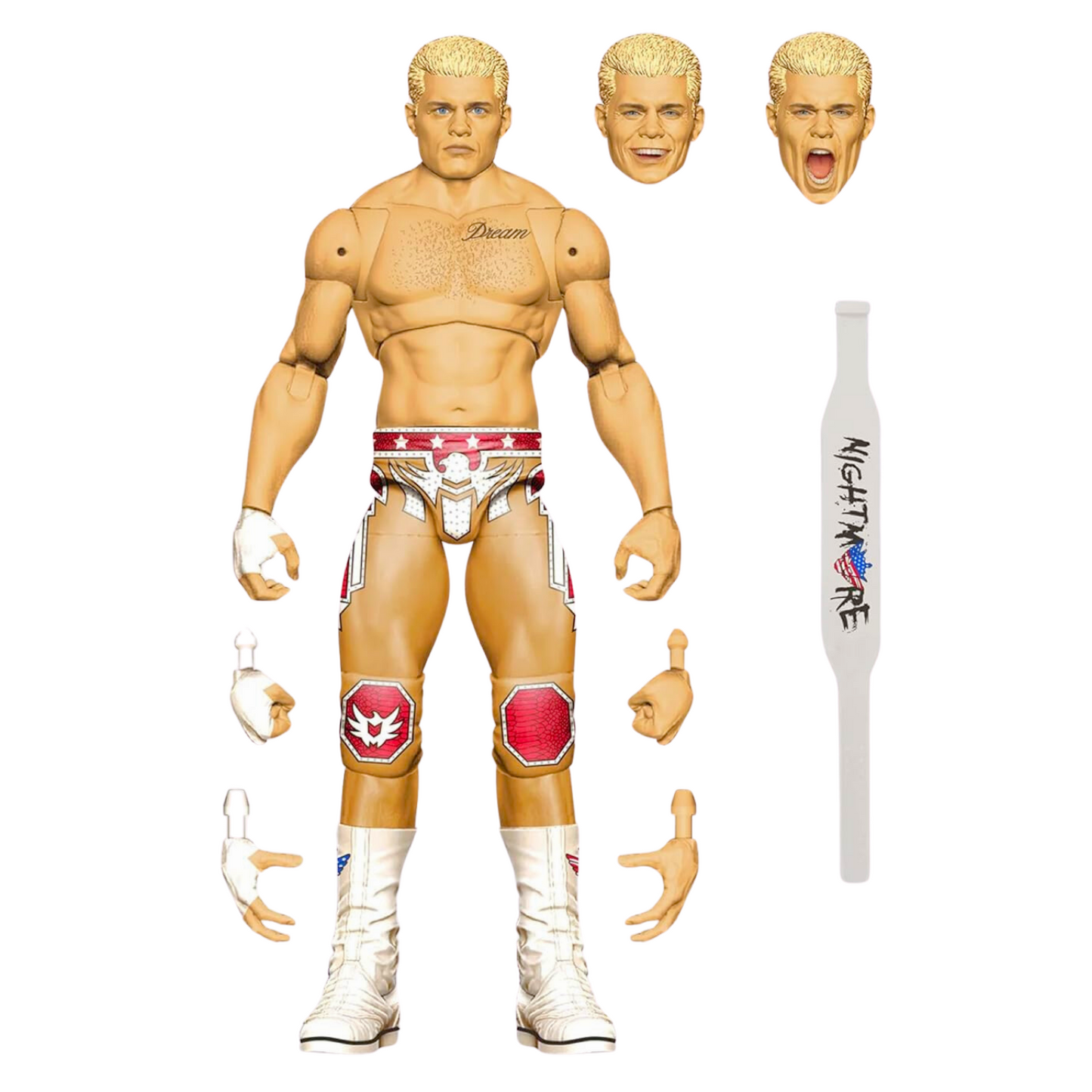 WWE Cody Rhodes Ultimate Edition American Nightmare Mattel Action Figure Mattel Toys