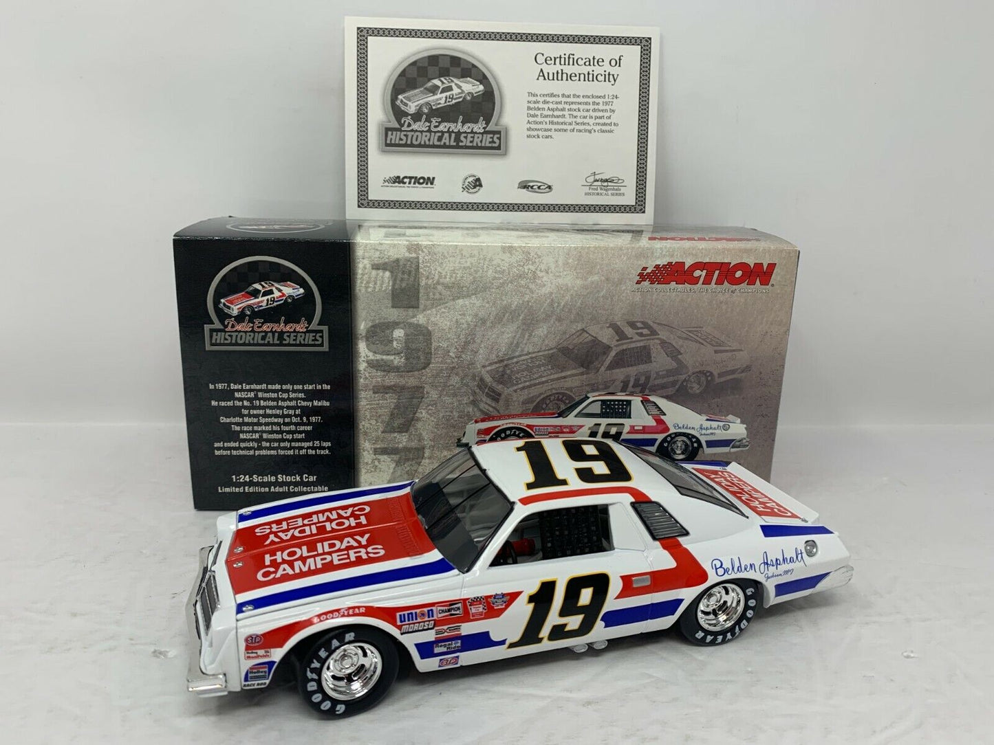 Action Nascar #19 Dale Earnhardt Sr. Belden Asphalt Malibu 1:24 Diecast