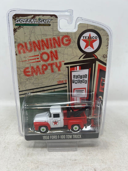 Greenlight Running on Empty Series 12 1956 Ford F-100 with Tow Hook 1:64 Diecast