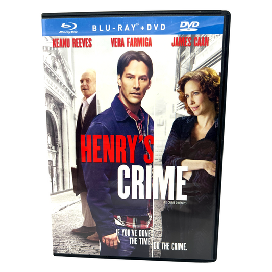 Henry's Crime (Blu-ray + DVD) Drama Keanu Reeves Good Condition!!!