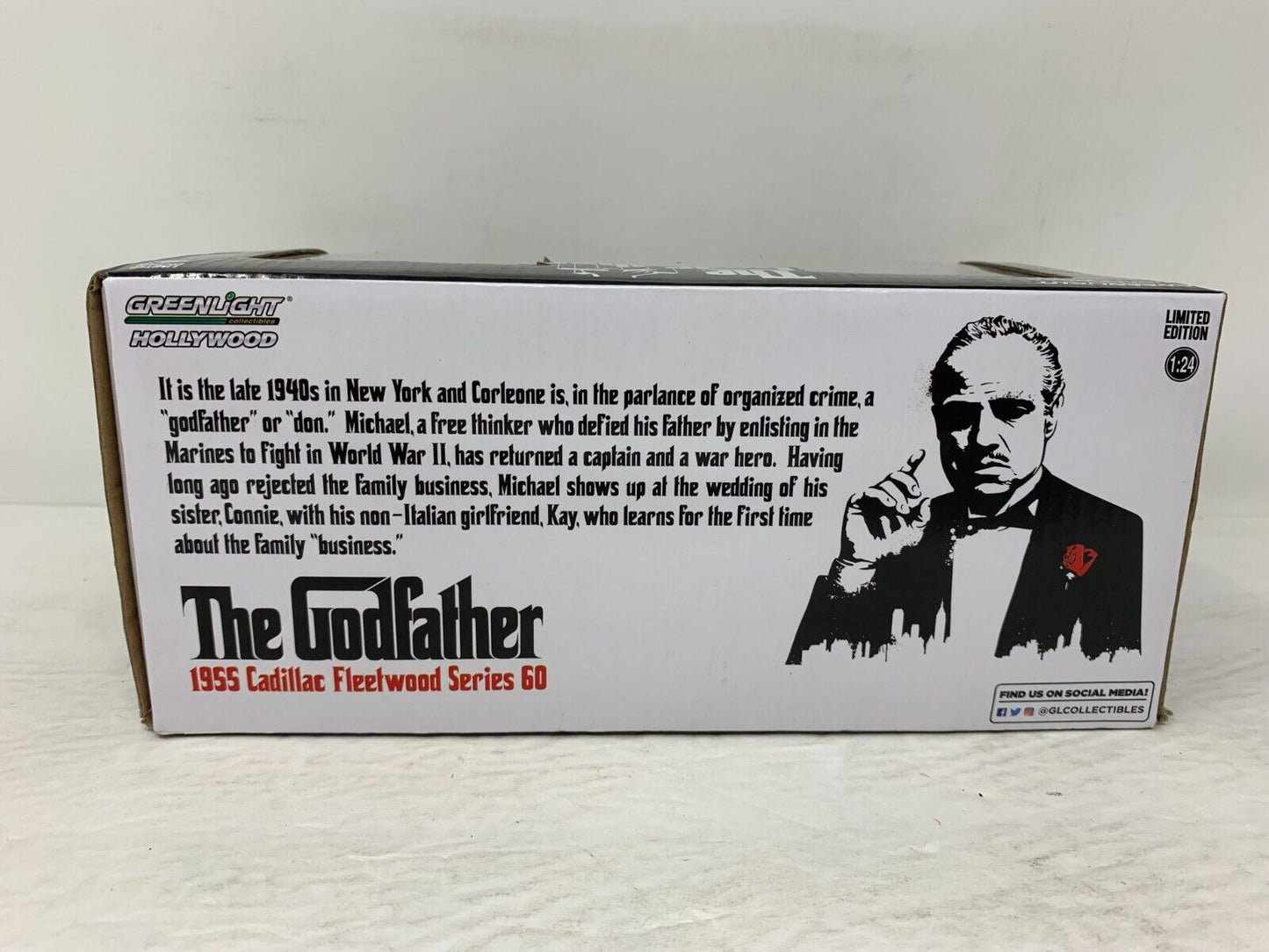 Greenlight Hollywood The Godfather 1955 Cadillac Green Machine 1:24 Diecast