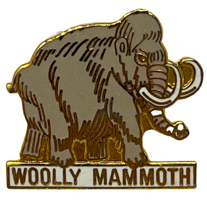 Woolly Mammoth Animal Lapel Pin P1