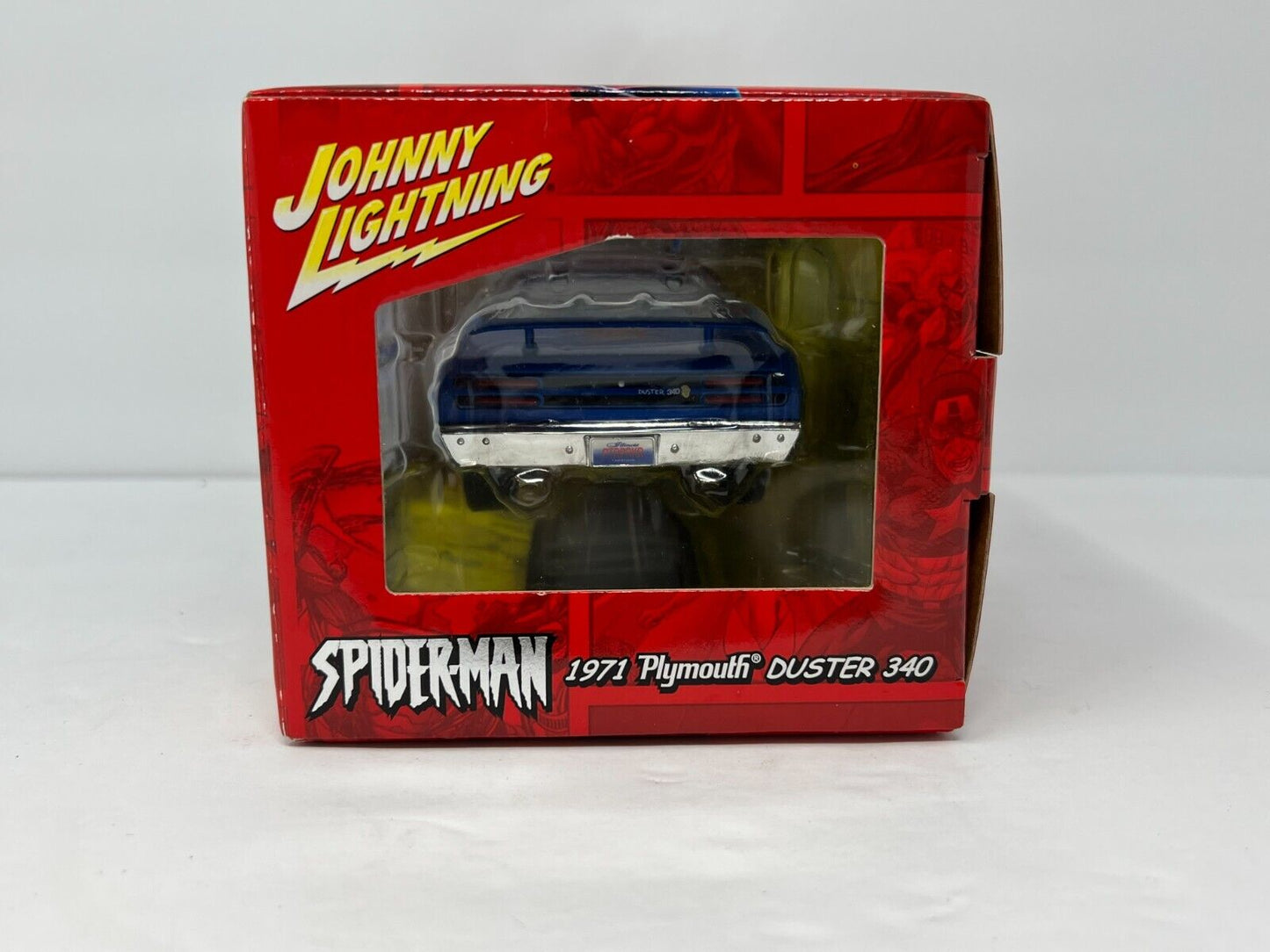 Johnny Lightning Marvel Spider-Man 1971 Plymouth Duster 340 1:24 Diecast