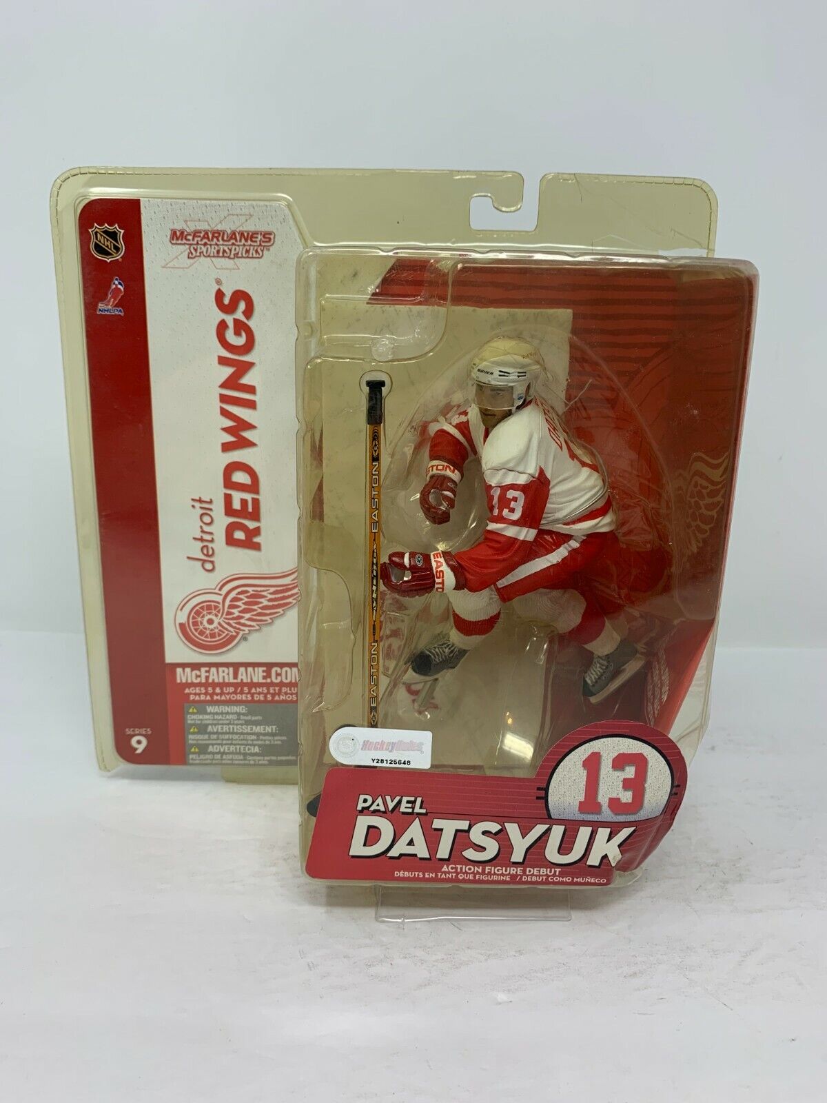 Mcfarlane NHL Pavel Datsyuk Detroit Red Wings White Jersey Series 9 Figure