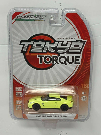 Greenlight Tokyo Torque Series 7 2016 Nissan GT-R (R35) 1:64 Diecast