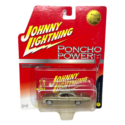 Johnny Lightning Poncho Power 1961 Pontiac Catalina 1:64 Diecast