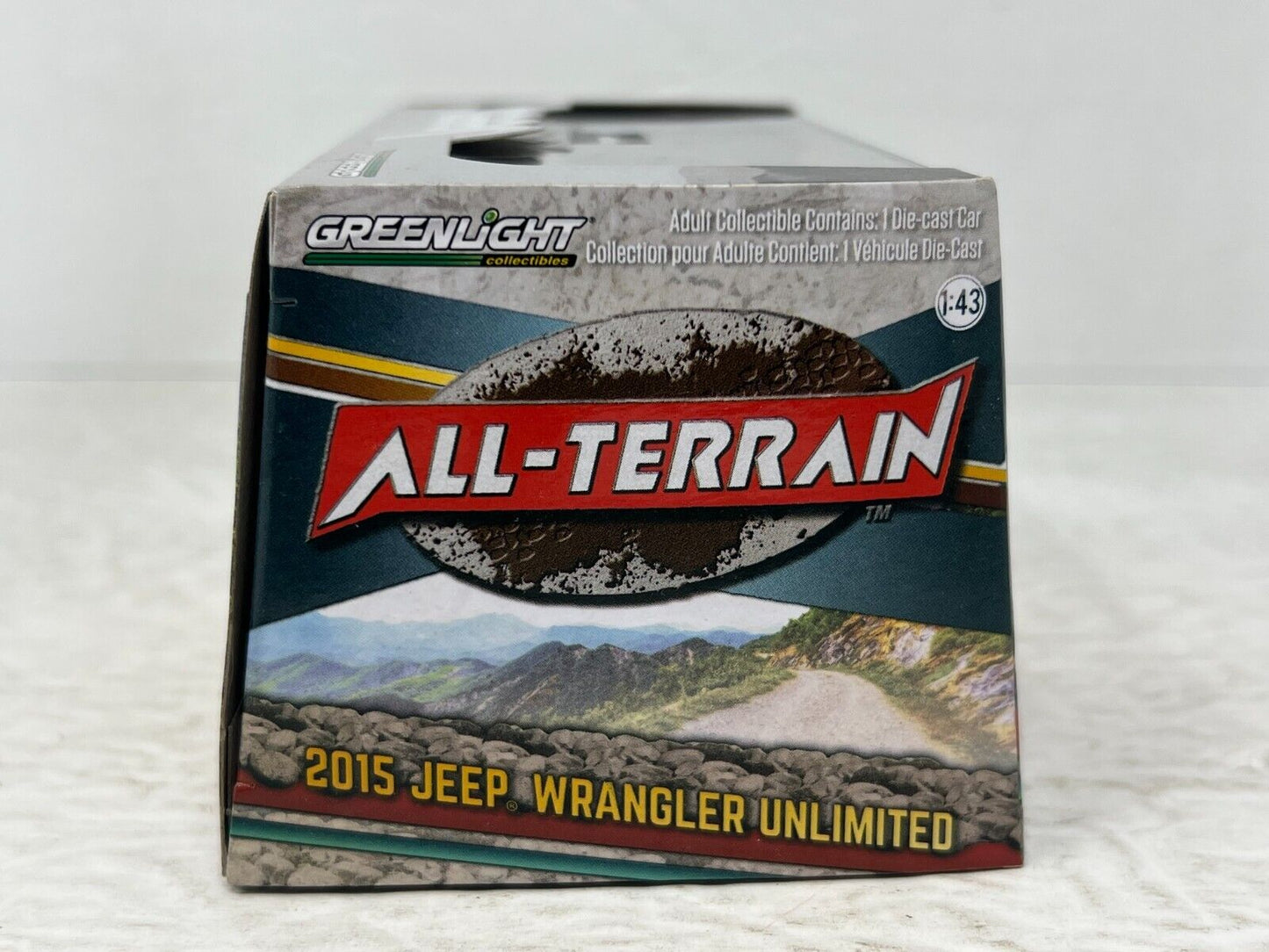 Greenlight All-Terrain 2015 Jeep Wrangler Unlimited Green Machine 1:43 Diecast