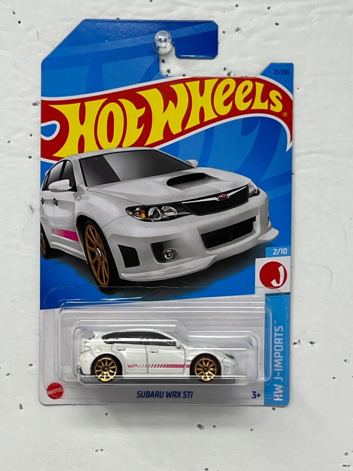 Hot Wheels HW J-Imports Subaru WRX STI JDM 1:64 Diecast White