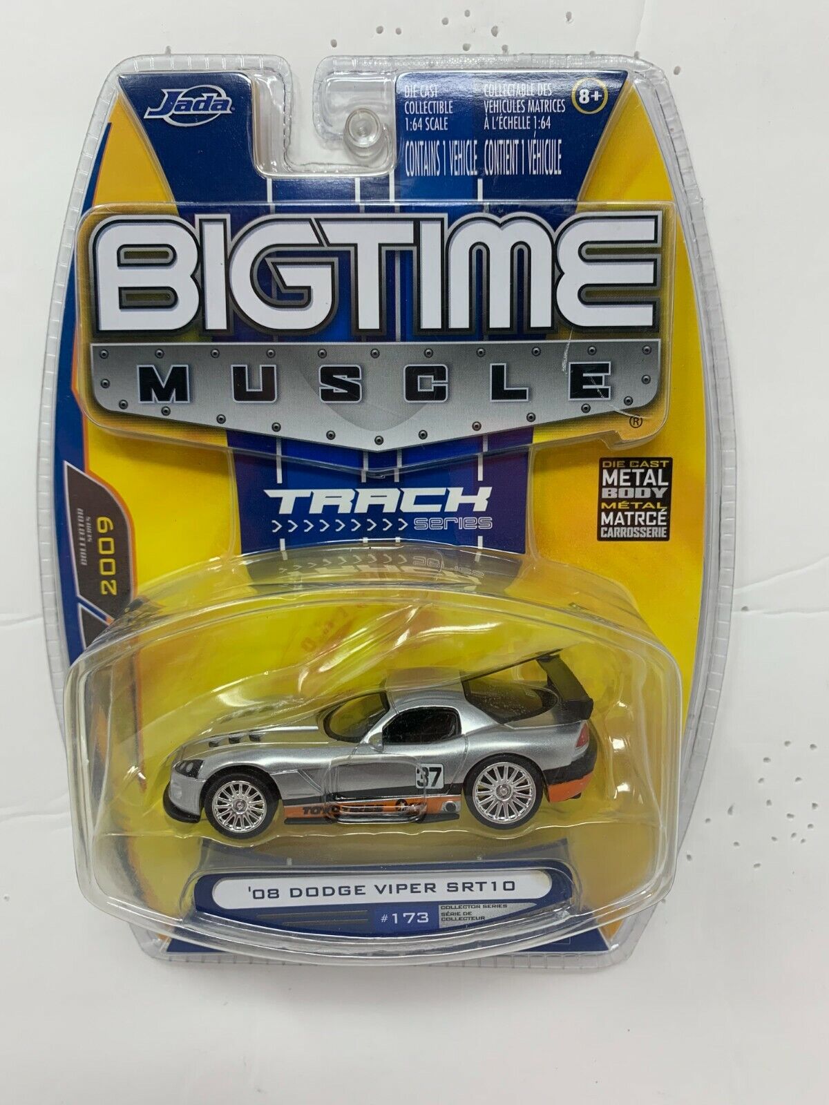 Jada Bigtime Muscle Track Series '08 Dodge Viper SRT10 1:64 Diecast