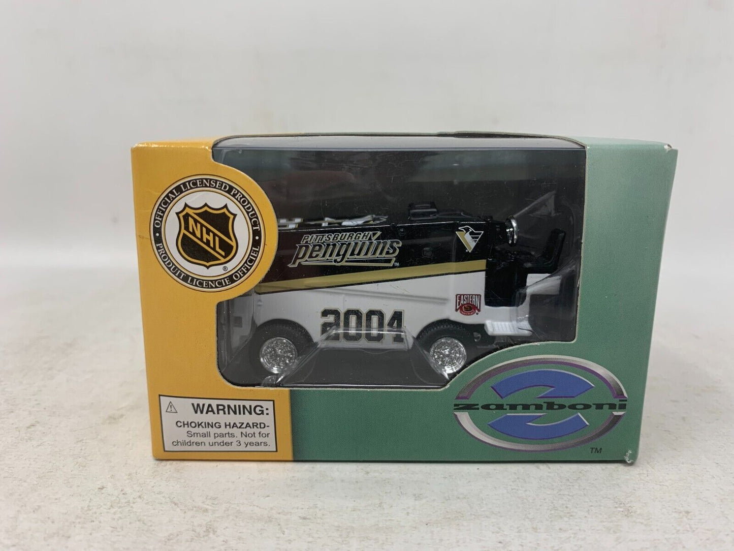 Ertl NHL Zamboni Pittsburgh Penguins 2004 1:50 Diecast