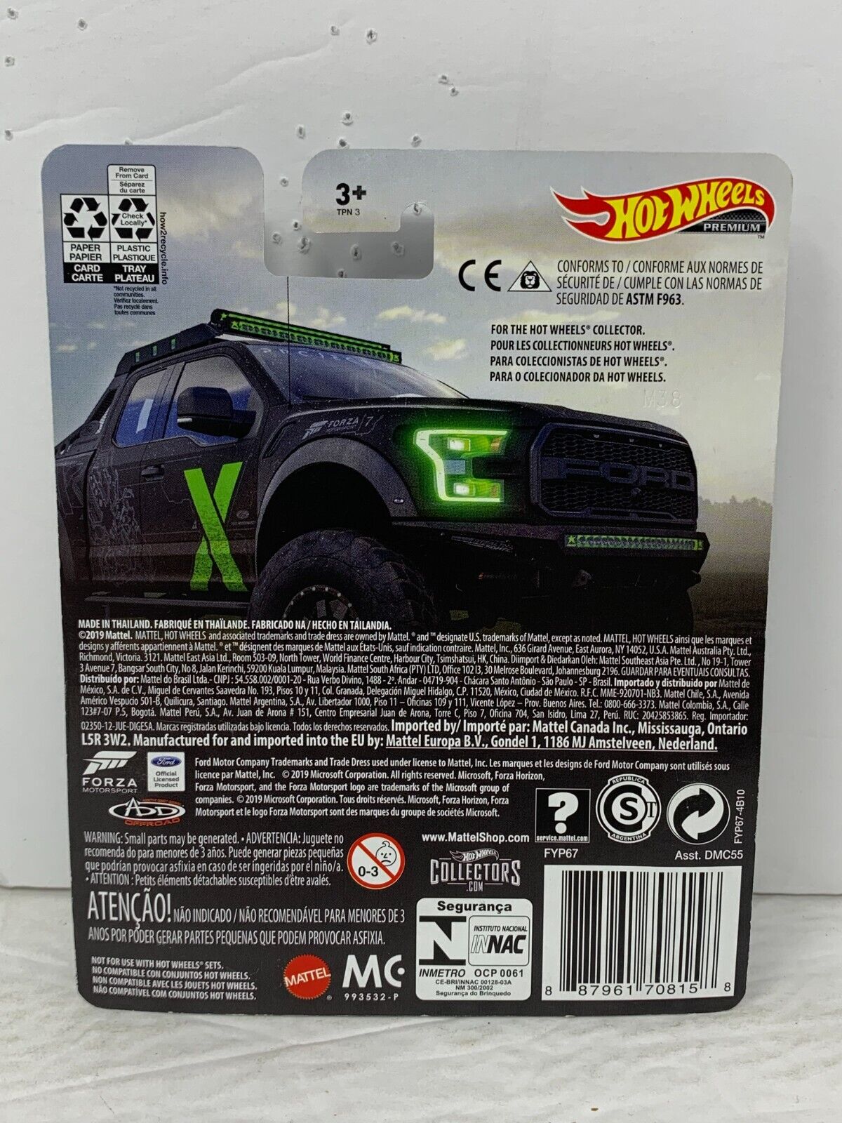 Hot Wheels Premium Forza Motorsport '17 Ford F-150 Raptor 1:64 Diecast