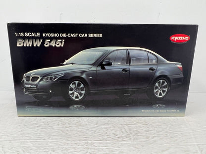 Kyosho BMW 545i Sedan Blue 1:18 Diecast