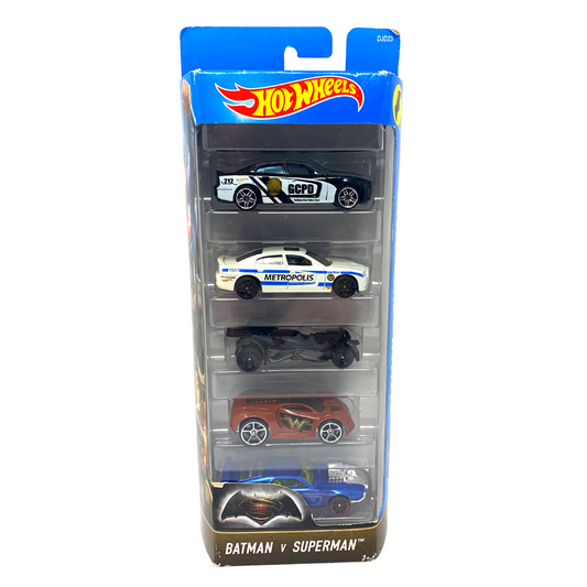 Hot Wheels 2015 Batman V Superman 5-Pack 1:64 Diecast