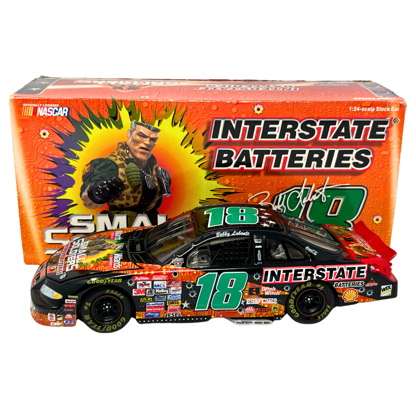 Action Nascar #18 Bobby Labonte Small Soldiers Pontiac BANK 1:24 Diecast