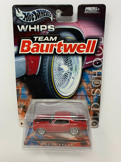 Hot Wheels Whips Team Baurtwell Old School '70 Chevelle 1:64 Diecast