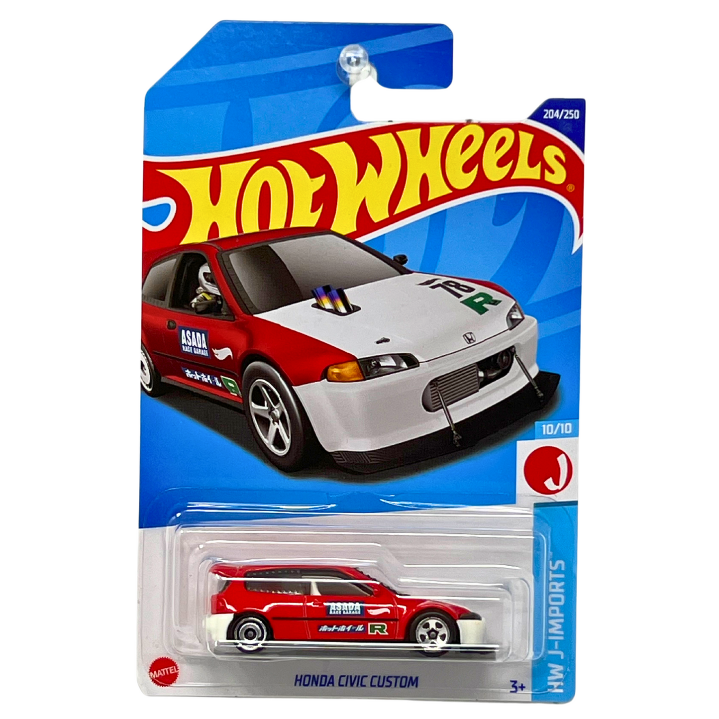 Hot Wheels HW J-Imports Honda Civic Custom JDM 1:64 Diecast