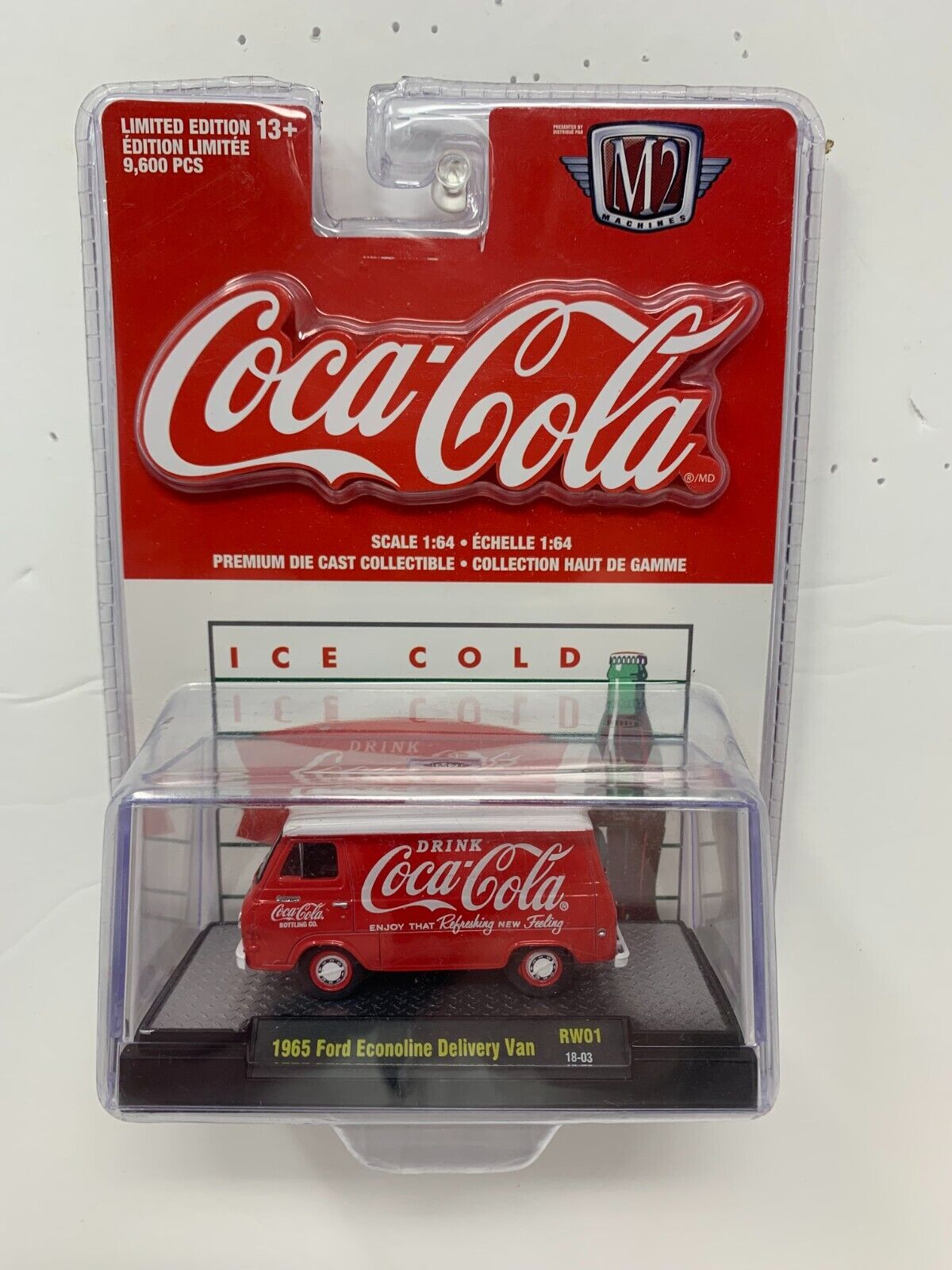 M2 Machines Coca-Cola 1965 Ford Econoline Delivery Van RW01 1:64 Diecast