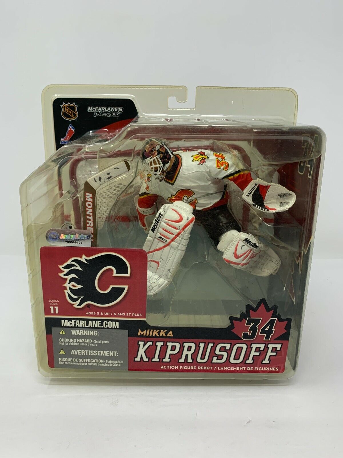 Mcfarlane NHL Miikka Kiprusoff Calgary Flames Chase Series 11 Figure