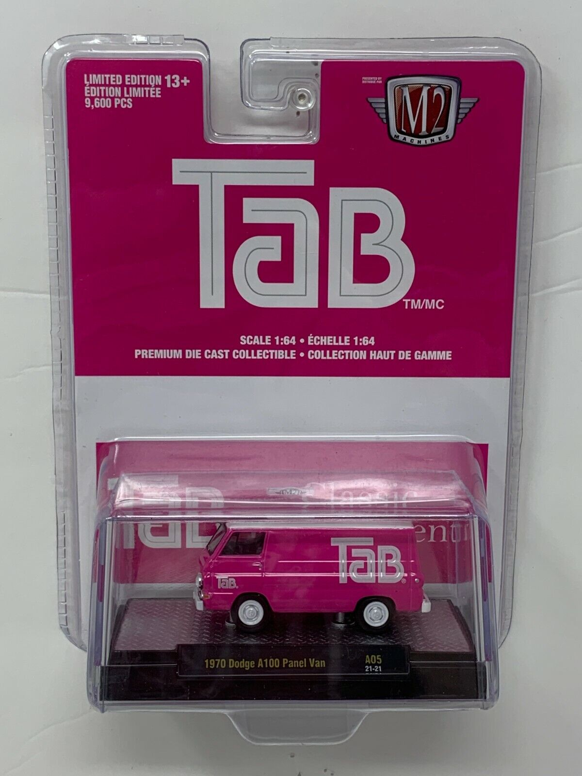 M2 Machines TAB 1970 Dodge A100 Panel Van A05 1:64 Diecast Limited Edition