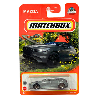 Matchbox 2019 Mazda 3 JDM 1:64 Diecast Gray