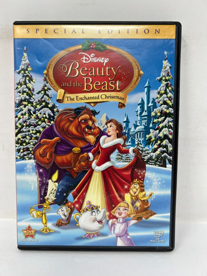 Beauty and the Beast The Enchanted Christmas (DVD, 2011) Disney Good Condition!!