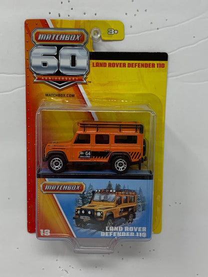 Matchbox 60th Anniversary Land Rover Defender 110 1:64 Diecast