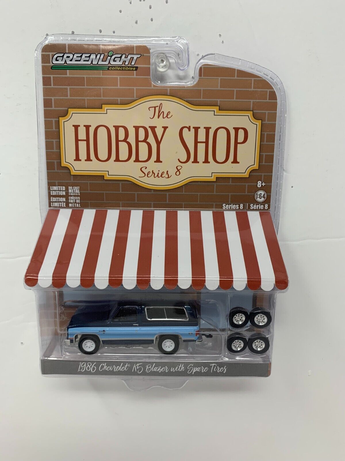 Greenlight The Hobby 1986 Chevrolet K5 Blazer with Spare Tires 1:64 Diecast