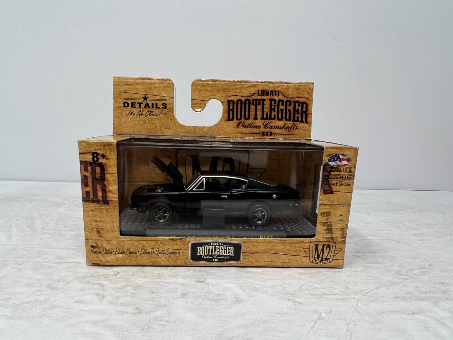 M2 Machines CHASE Lunati Bootlegger 1968 Plymouth Baracuda HEMI 1:64 Diecast