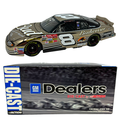 Action Nascar #8 Dale Earnhardt Jr. Bud GM Dealers 18K White Gold 1:24 Diecast