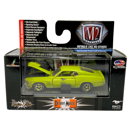 M2 Machines Detroit-Muscle 1970 Ford Mustang Boss 429 CHASE 1:64 Diecast