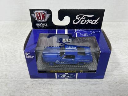 M2 Machines 1968 Ford Mustang Fastback 2+2 1:64 Diecast